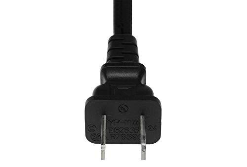 SF Cable SF Cable 2ft 18 AWG 2-Slot Polarized Power Cord (IEC320 C7 to NEMA 1-15P)