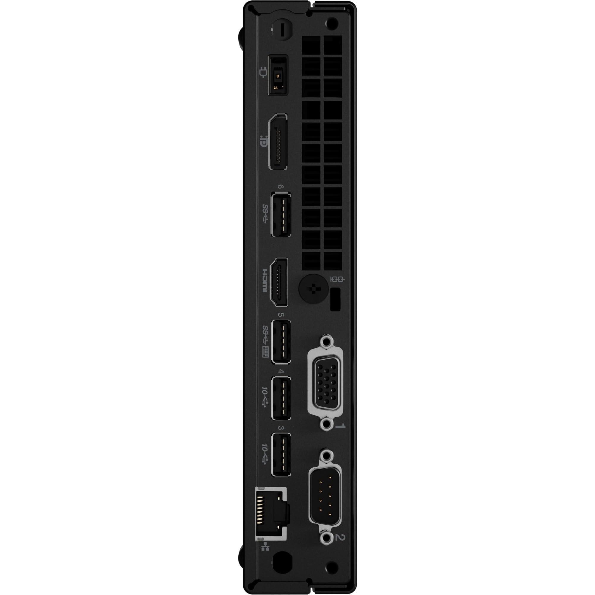 Lenovo Lenovo ThinkCentre M80q 11DN0097US Black Mini Desktop, i3-10100T, 8GB, 128GB PCIe SSD, Intel UHD 630, Windows 10 Pro