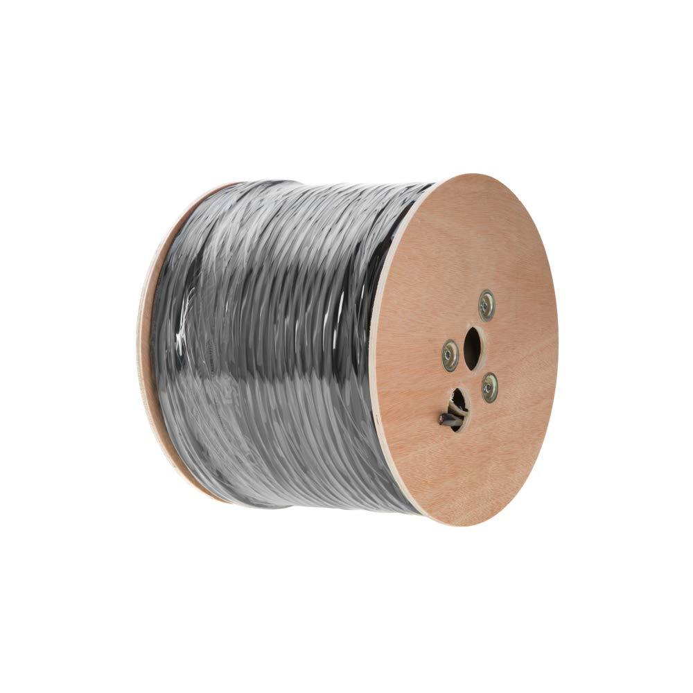 Cables Direct Online Cables Direct Online CAT6 1000ft Outdoor 23 AWG 550MHz Ethernet Cable UTP Copper Clad Aluminum Bulk Wire Solid Direct Burial UV