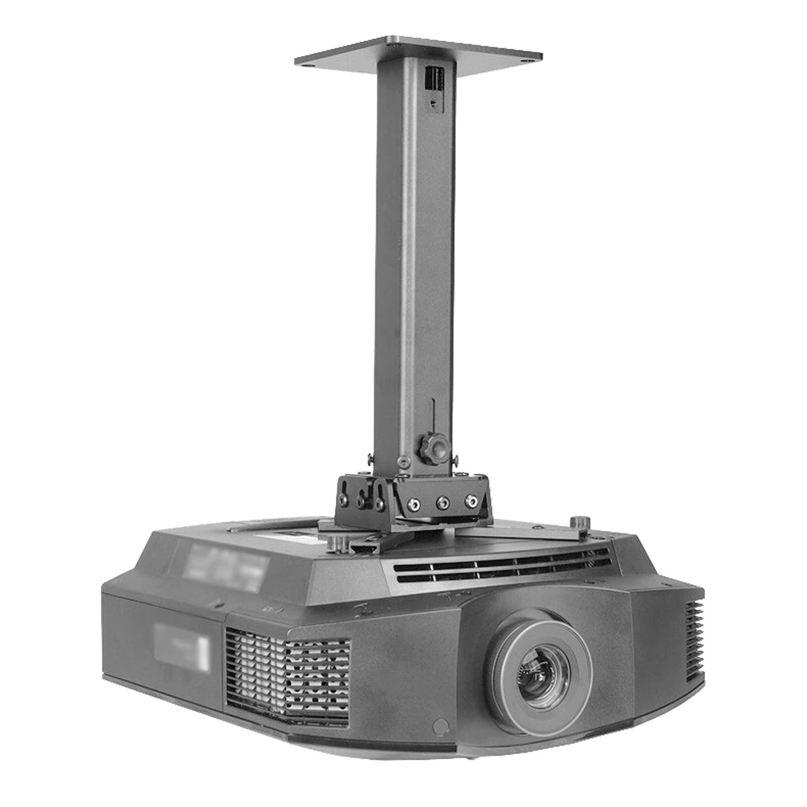 DYPASA DYPASA Projector Mount Projector Mount Stand Projector Ceiling Mount or Wall Mount Bracket Holder Length 9.84 to 14.96in/25 to 38cm Load 44lbs Ceiling Mount with Tray