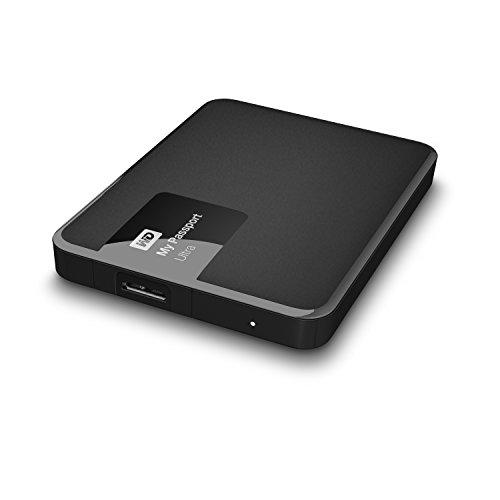 Western Digital WD 1TB Black My Passport Ultra Portable External Hard Drive - USB 3.0 - WDBGPU0010BBK-NESN