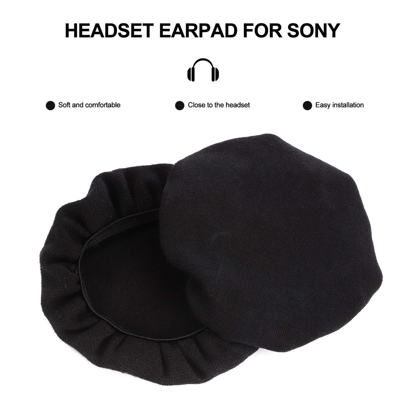Beaupretty 4pcs Headphone Ear Covers Washable Stretchable Earcup Protectors Over Ear Headsets