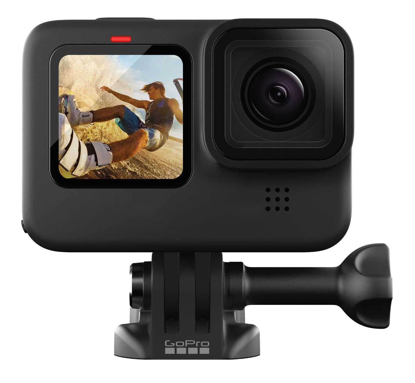 GoPro GoPro Hero 11 (HERO11) Black - Waterproof Action Camera with 5.3K Ultra HD Video, 27MP Photos, 1/1.9" Image Sensor, Live Streaming, Webcam, Stabilization + 128GB Extreme Pro Card and Extra Battery