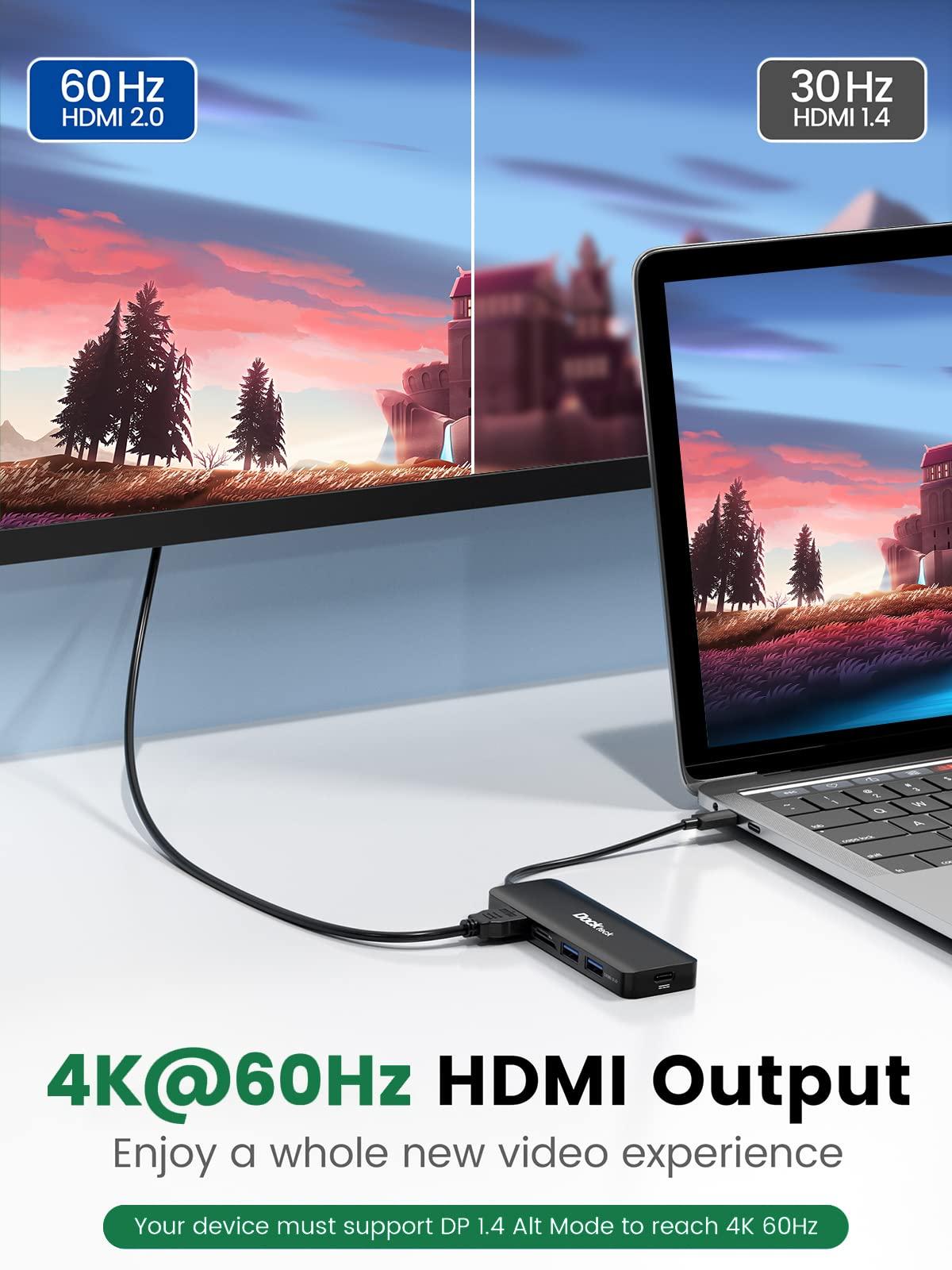 dockteck Dockteck 6 in 1 8K 30Hz & 4K 60Hz USB C Hub Adapter Multiport