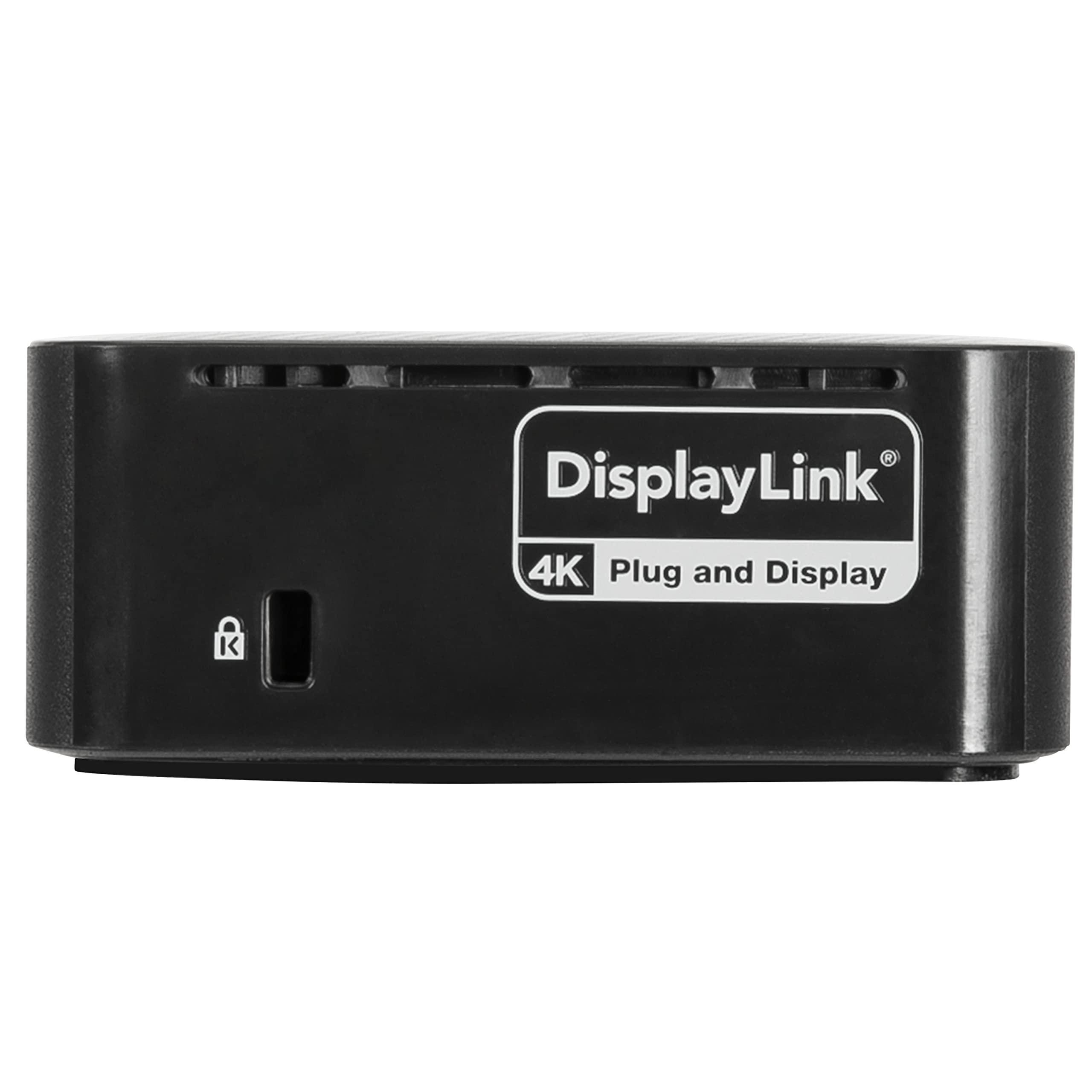 Targus Targus USB-C Docking Station, Universal USB-C DV4K, Dual Monitor, HDMI, 100W Power Delivery - Black (DOCK182EUZ)