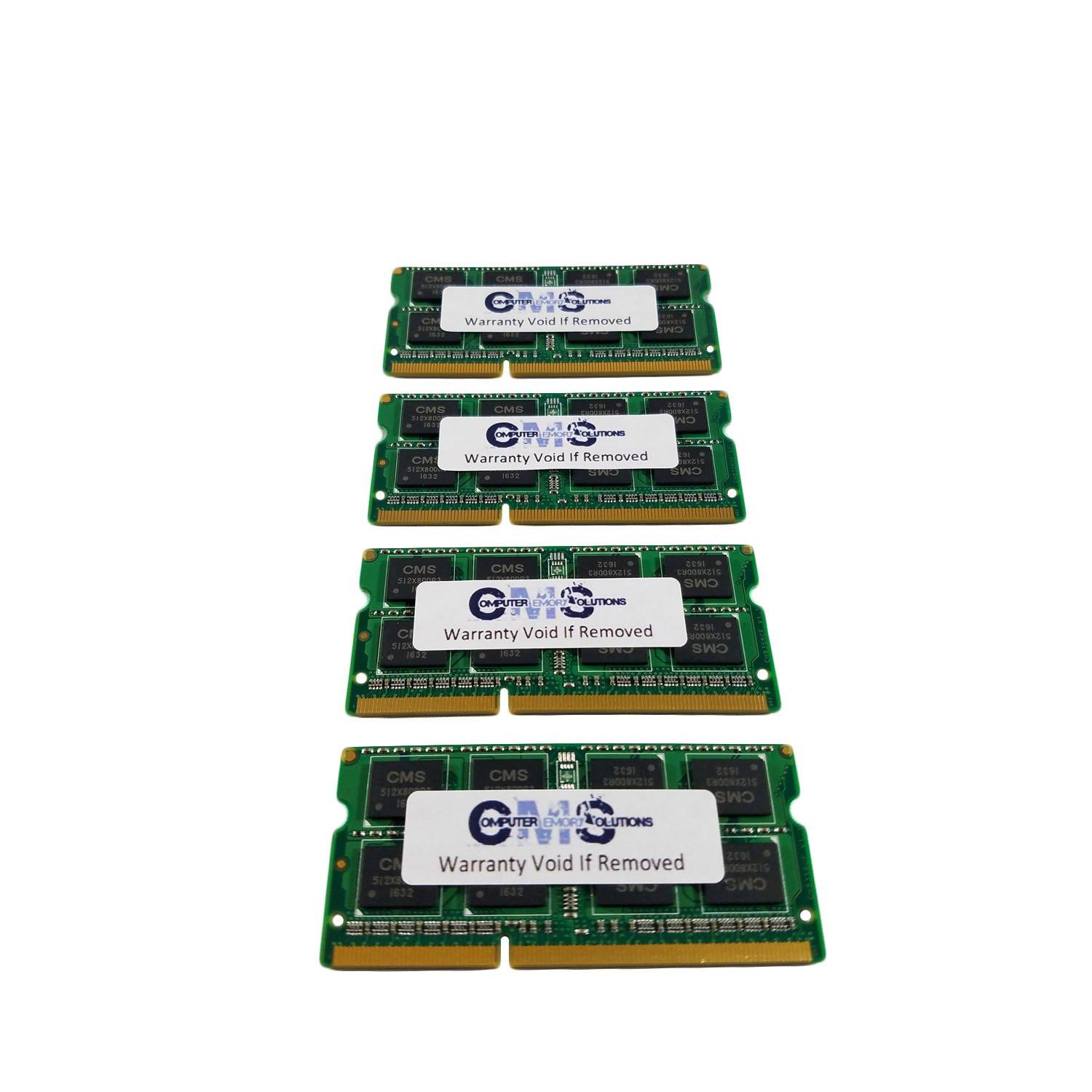 Computer Memory Solutions CMS 16GB (4X4GB) DDR3 10600 1333MHZ Non ECC SODIMM Memory Ram Upgrade Compatible with Apple iMac 21.5\" 2.5Ghz Intel Core I5 (Mc309Ll/A) - A28