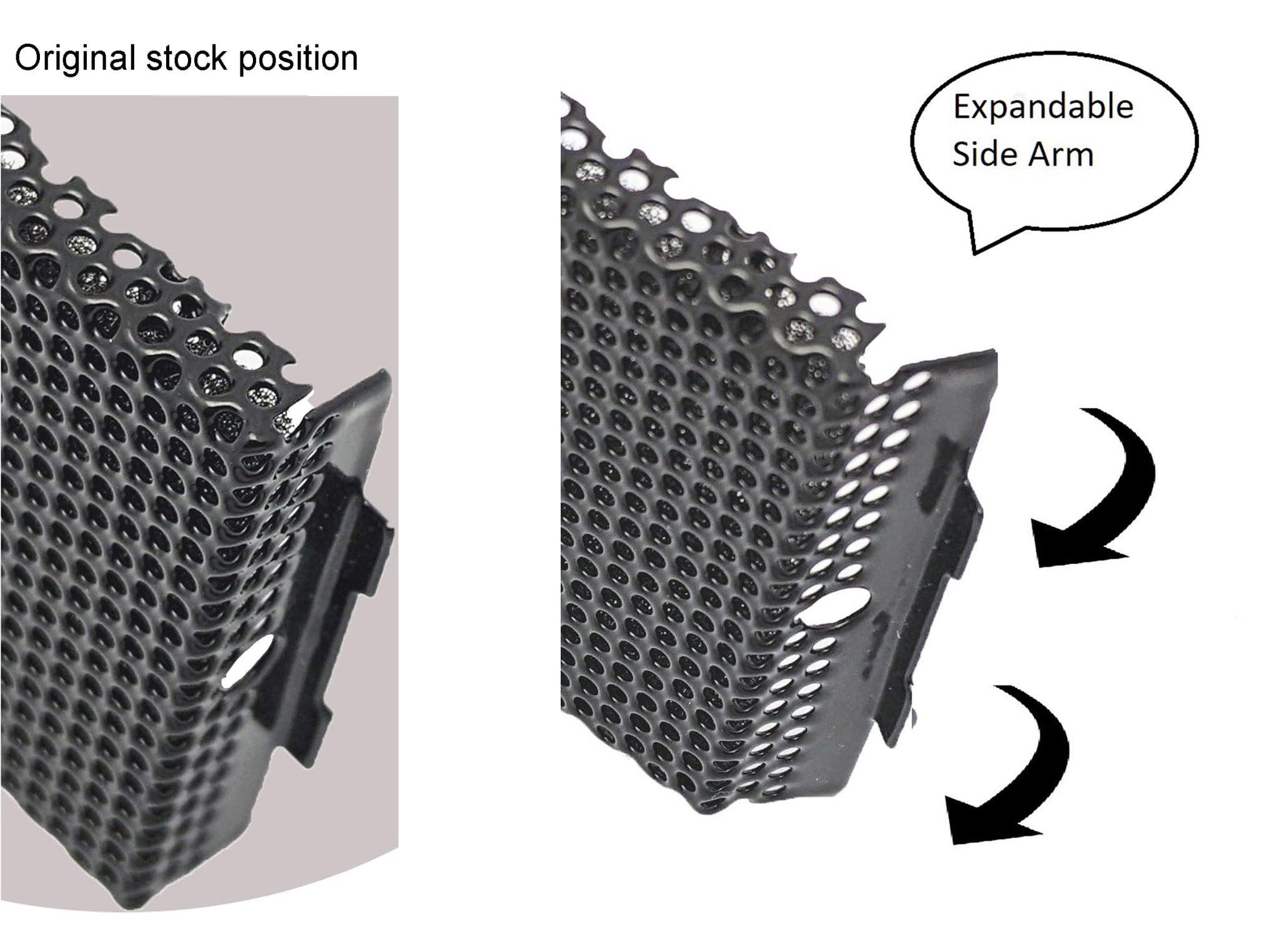 HIGH POWER 2-Pack HIGH POWER Universal Desktop PC Tower Perforated Mesh Metal 5.25\" Optical Drive Bay Cover Plates (2pcs of U5BC)