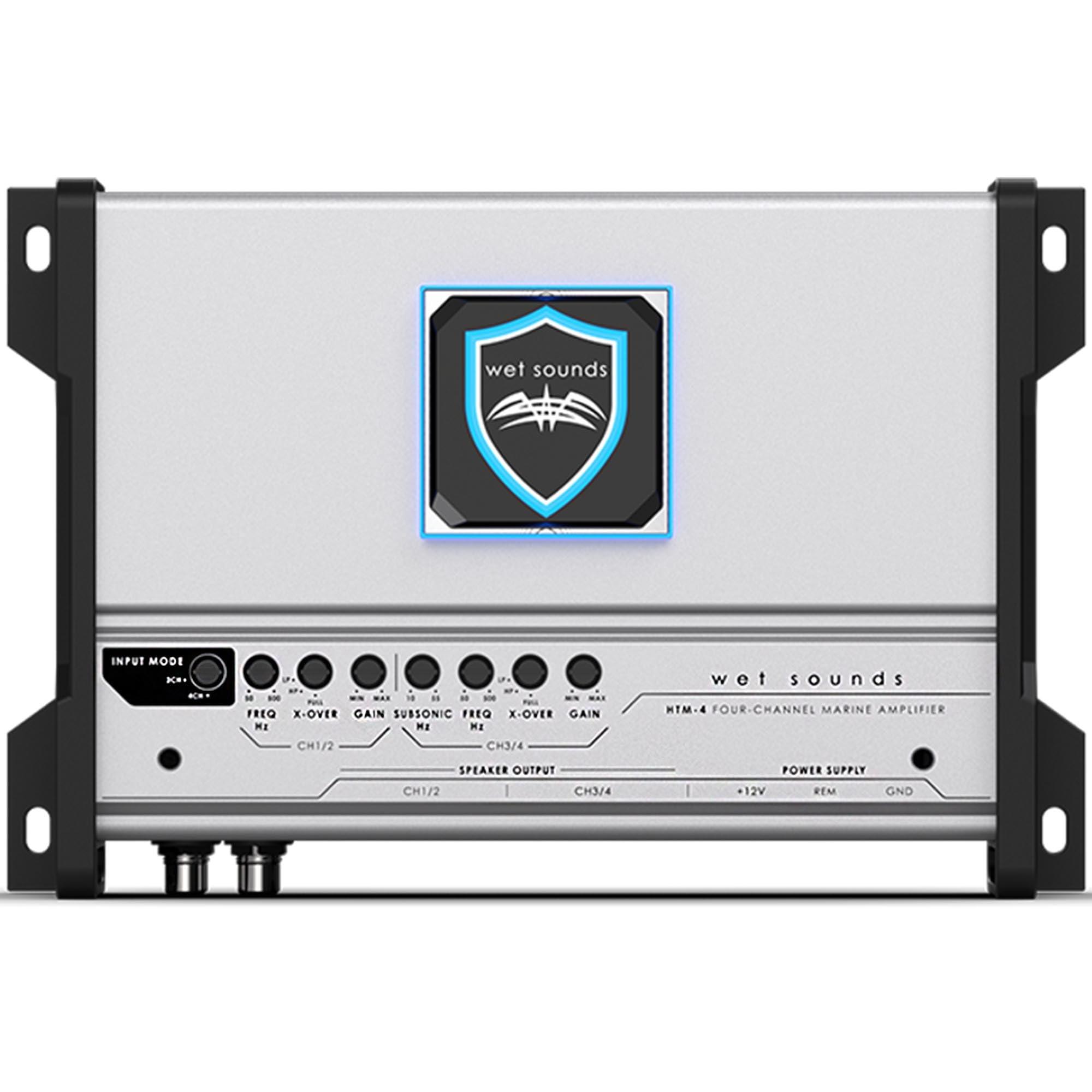 wet sounds HTM-4 | Wet Sounds Full-Range Class-D 4-Ch. Amplifier