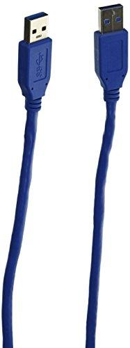 SIIG SIIG SuperSpeed USB 3.0 Type A (Male) to Type A (Male) Cable 2 Meters (CB-US0212-S1),Blue