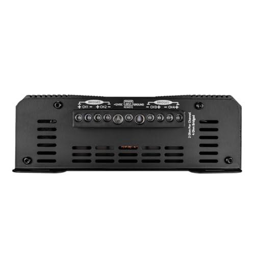 PRV AUDIO PRV Audio QS1200.4 2 Ohm Compact 4 Channel Car Audio Amplifier 4 x 310 Watts RMS at 2 Ohm - High Power Stereo 12 Volts Amp Class D Full Range Bridgeable