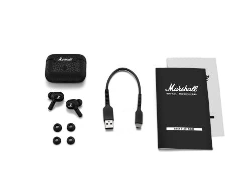Marshall Marshall Motif True Wireless Noise Canceling Headphones, In Ear, Black