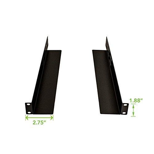 NavePoint NavePoint Adjustable Rack Mount Server Shelf Shelves Rail Rails 1U 2-Pack