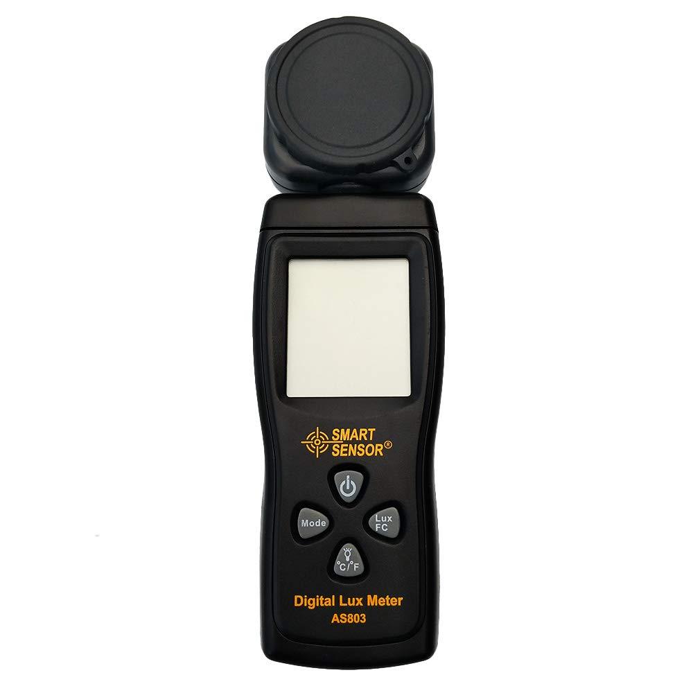 SMART SENSOR Lux Light Meter for Photography Grow Plants Led Photometer Lighting Intensity Brightness Measurement Pocket Digital Photo Illuminance Sensor