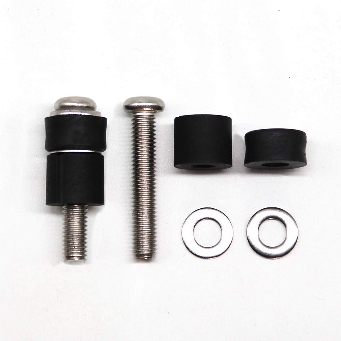 Adiyer Adiyer M8 Screws for Samsung TV Wall Mount 304 Stainless Steel M8 x 45mm TV Mounting Bolts Screws for Samsung TV with 25mm Long Spacers