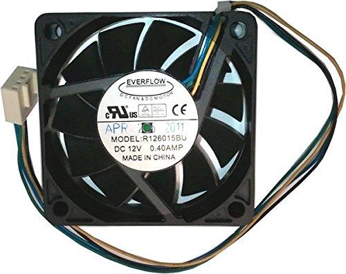 Everflow Everflow 60X60X15mm Dual Ball Bearing Ultra High Speed PWM Fan # R126015BU 12V 2000-6000 RPM 9.4-29.8 CFM 20-42 dB Everflow Computer Fan