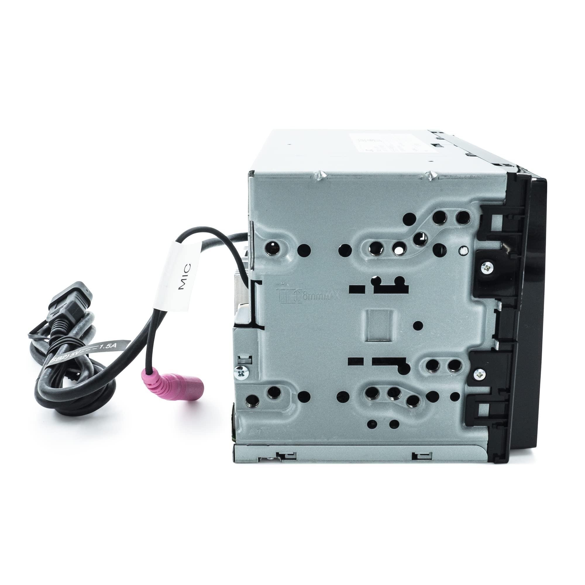 JVC JVC KW-X850BTS Bluetooth Car Stereo Digital Media Receiver with USB Port, AM/FM Radio, MP3 Player, Amazon Alexa, Android, iPhone, Double DIN, 13-Band EQ (Renewed)