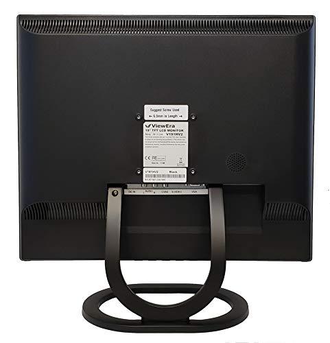 ViewEra ViewEra V191HV2 TFT LCD Video Monitor, 19" Screen Size, VGA, Composite (RCA) Video, S-Video, Resolution 1280 x 1024, Brightness 250 cd/m2, Contrast Ratio 1000:1, Response Time 5ms, Built-in Speakers