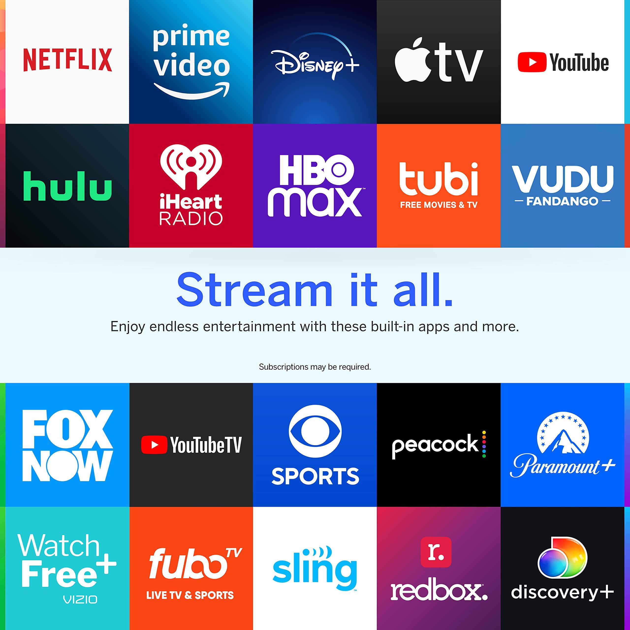 VIZIO VIZIO 65-Inch M-Series 4K QLED HDR Smart TV w/Voice Remote, Dolby Vision, HDR10+, Alexa Compatibility, M65Q7-J01, 2021 Model