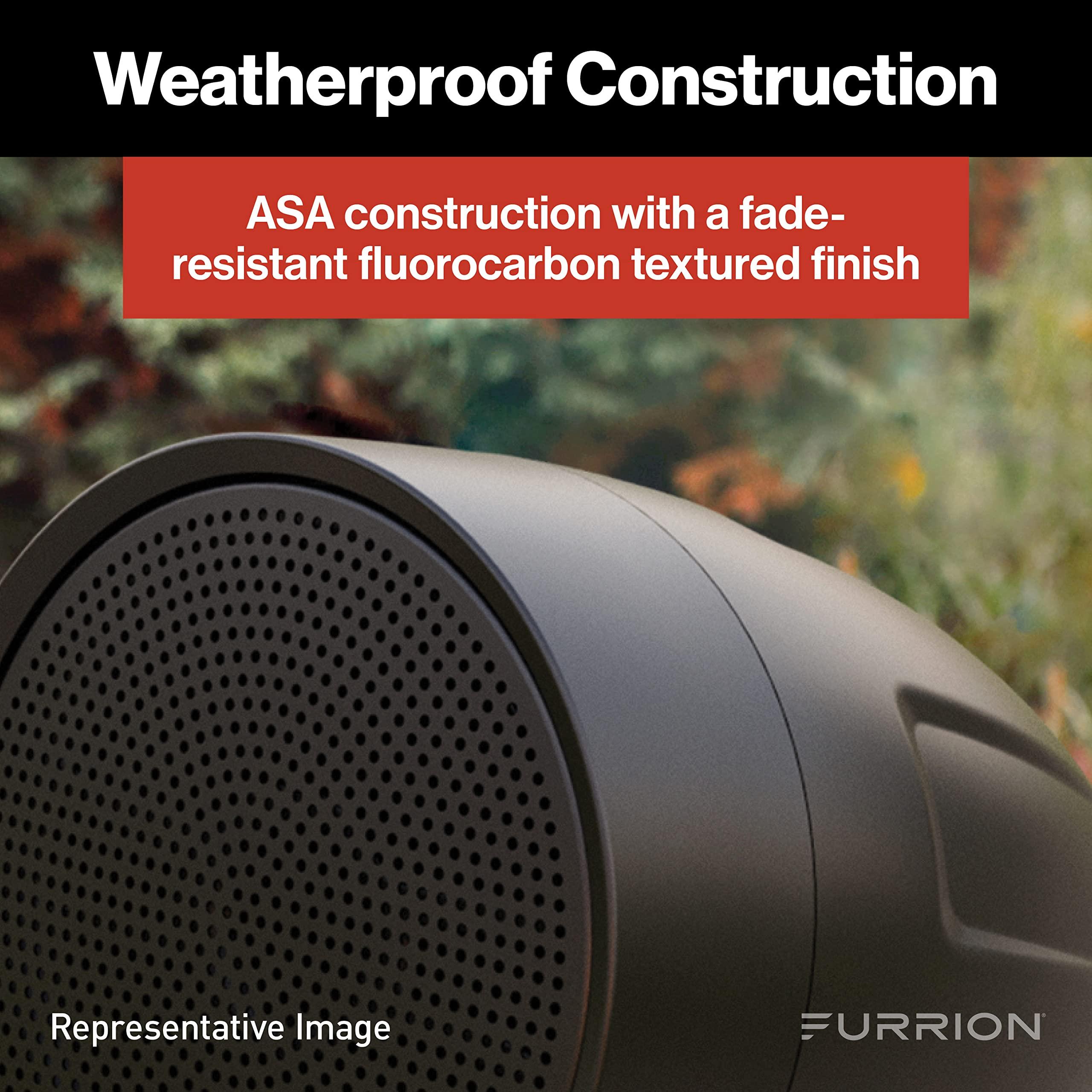 Furrion Furrion Aurora Terrace Series Outdoor Landscape Speaker System - Waterproof 4.1 Channel with 3 100W Satellite Speakers and 8 150w Subwoofer - For Patios, Decks, and Gardens