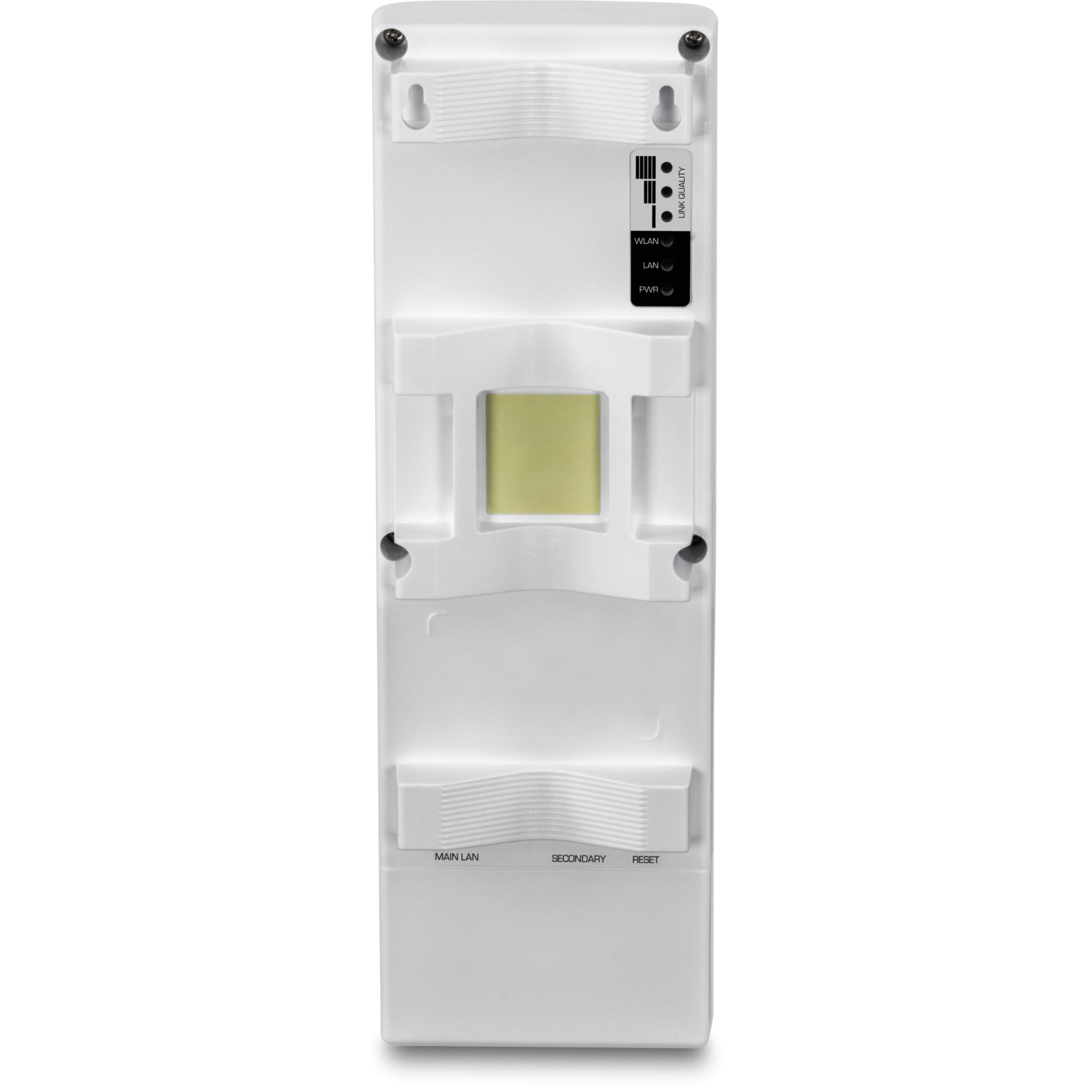 TRENDnet TRENDnet 14 dBi WiFi 6 AX1200 Outdoor Directional PoE Access Point, TEW-940APBO, 5GHz WiFi 6 Point-to-Point Bridge, 1 x Gigabit PoE (in) Port, and 1 x Gigabit Port, 14 dBi Directional Antenna, White