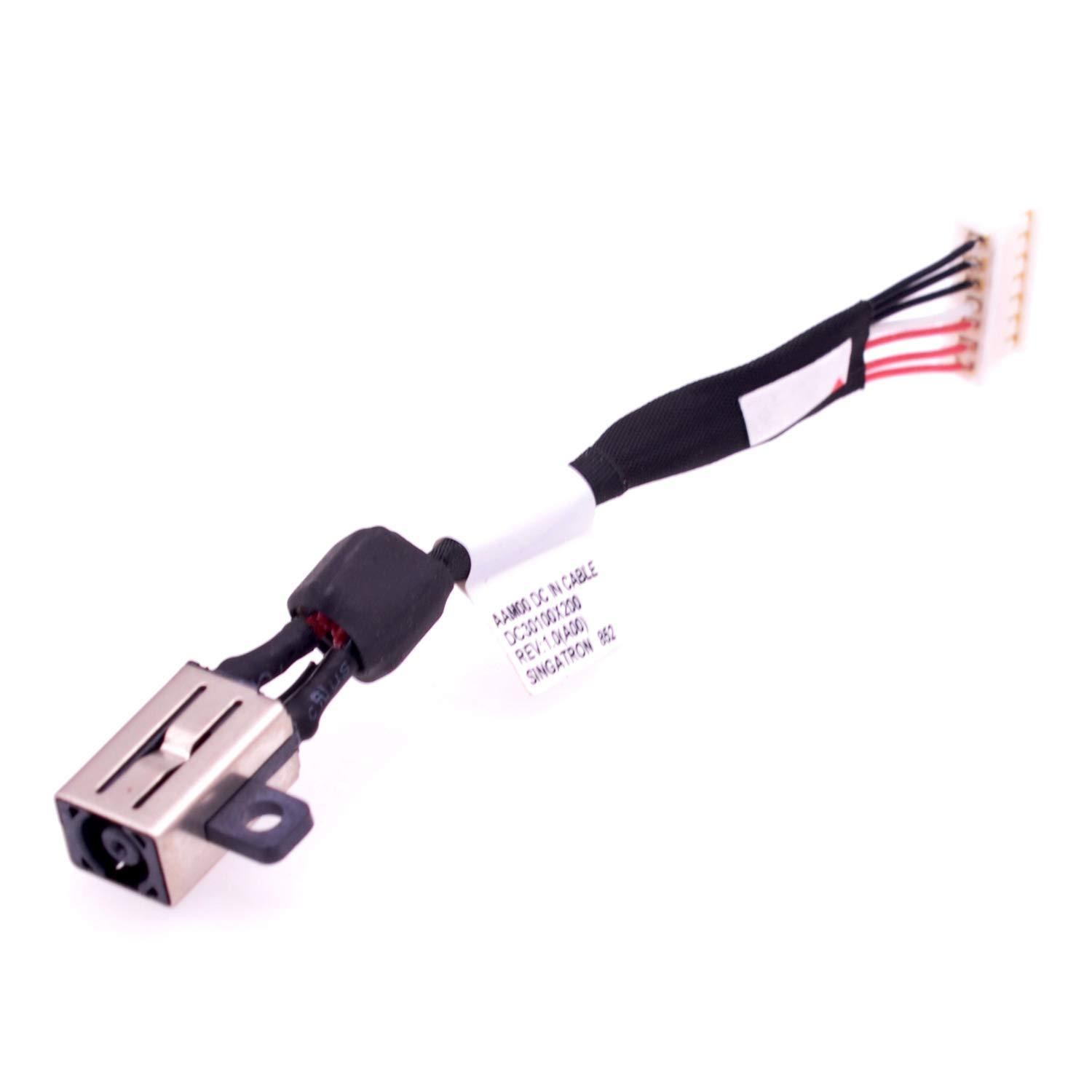 Deal4GO Deal4GO DC Power Jack Harness Charging Port DC30100X300 64TM0 064TM0 Replacement for Dell XPS 15 9550 9560 Precision 5510 M3800
