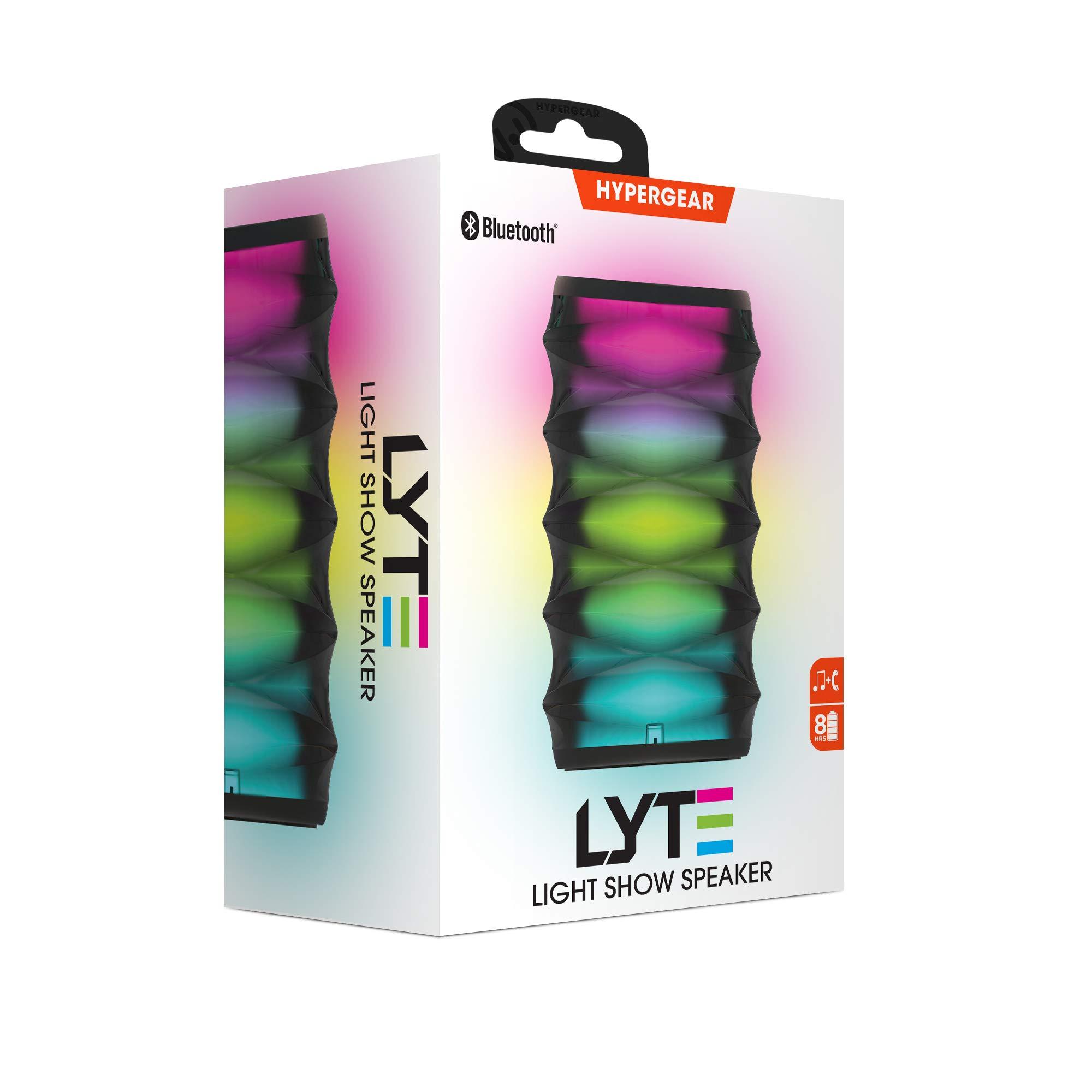 HyperGear Portable Wireless Bluetooth Speaker with Beat-Driven LED Lights, Powerful HD Sound, Built-in Mic to Take Calls, Stream Music for Home, Outdoor & More
