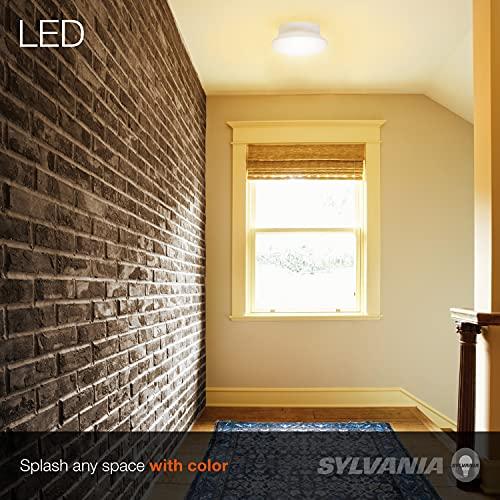LEDVANCE SYLVANIA Ultra LED Ceiling Light Bulb, 60W Equivalent, Efficient 9W, 700 Lumens, Frosted, Non-Dimmable, 2700K, Soft White - 1 Pack (75080)