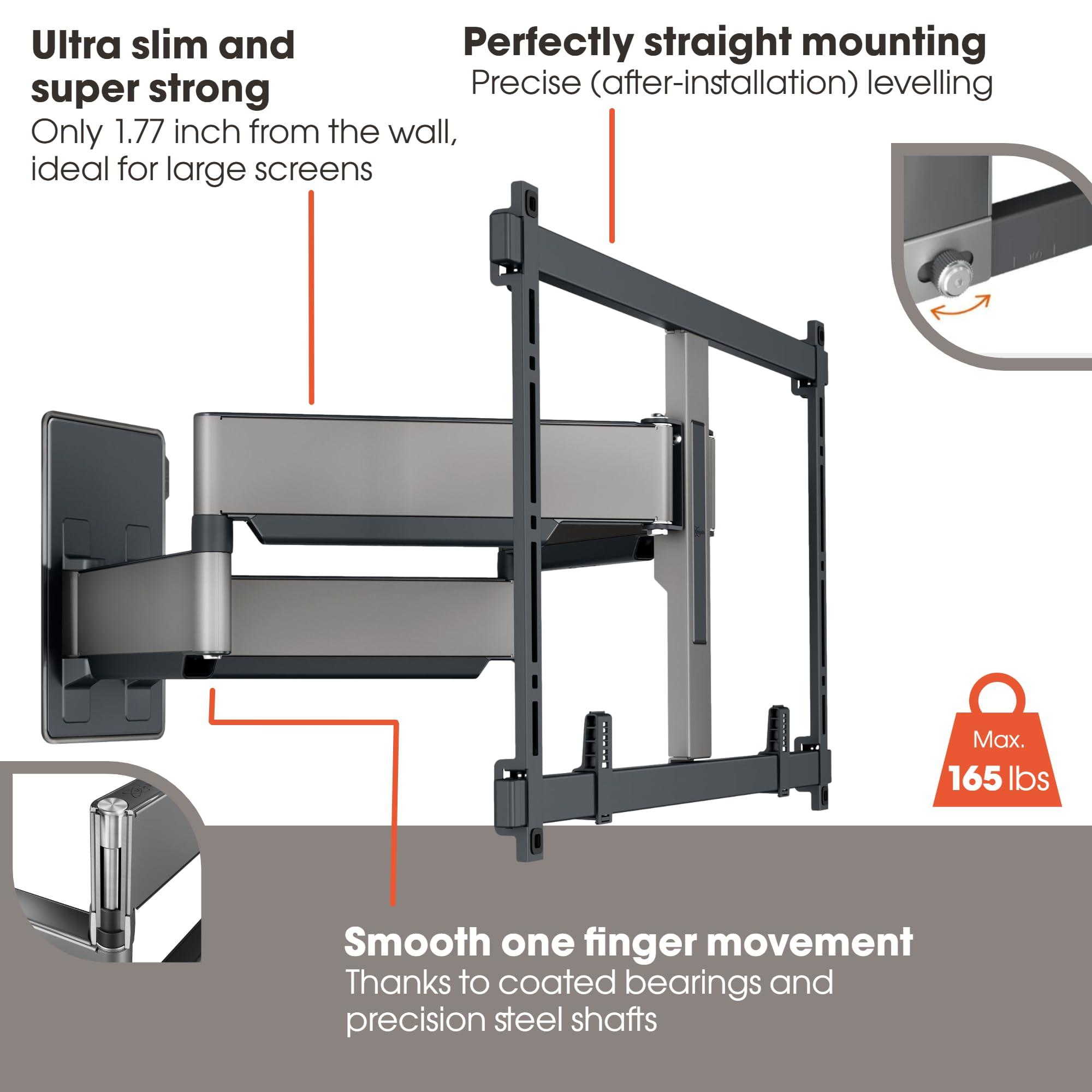 Vogel's Vogel's TVM 5855 Full-Motion Ultra Strong TV Wall Mount for Large and Heavy TVs up to 100 inches and 165 lbs, Swivels up to 120, Max. VESA 600x400, Universally Compatible