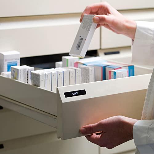 DYMO Dymo D1 Standard Labelling Tape 12mm x 7m - White on Black