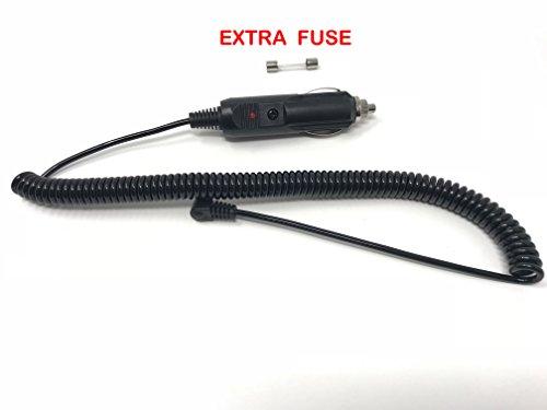 Generic DCPOWER CAR Coiled Power Cord Compatible Replacement for Whistler 1570, 1575, 1580, 1585, 1595SE Radar Detector