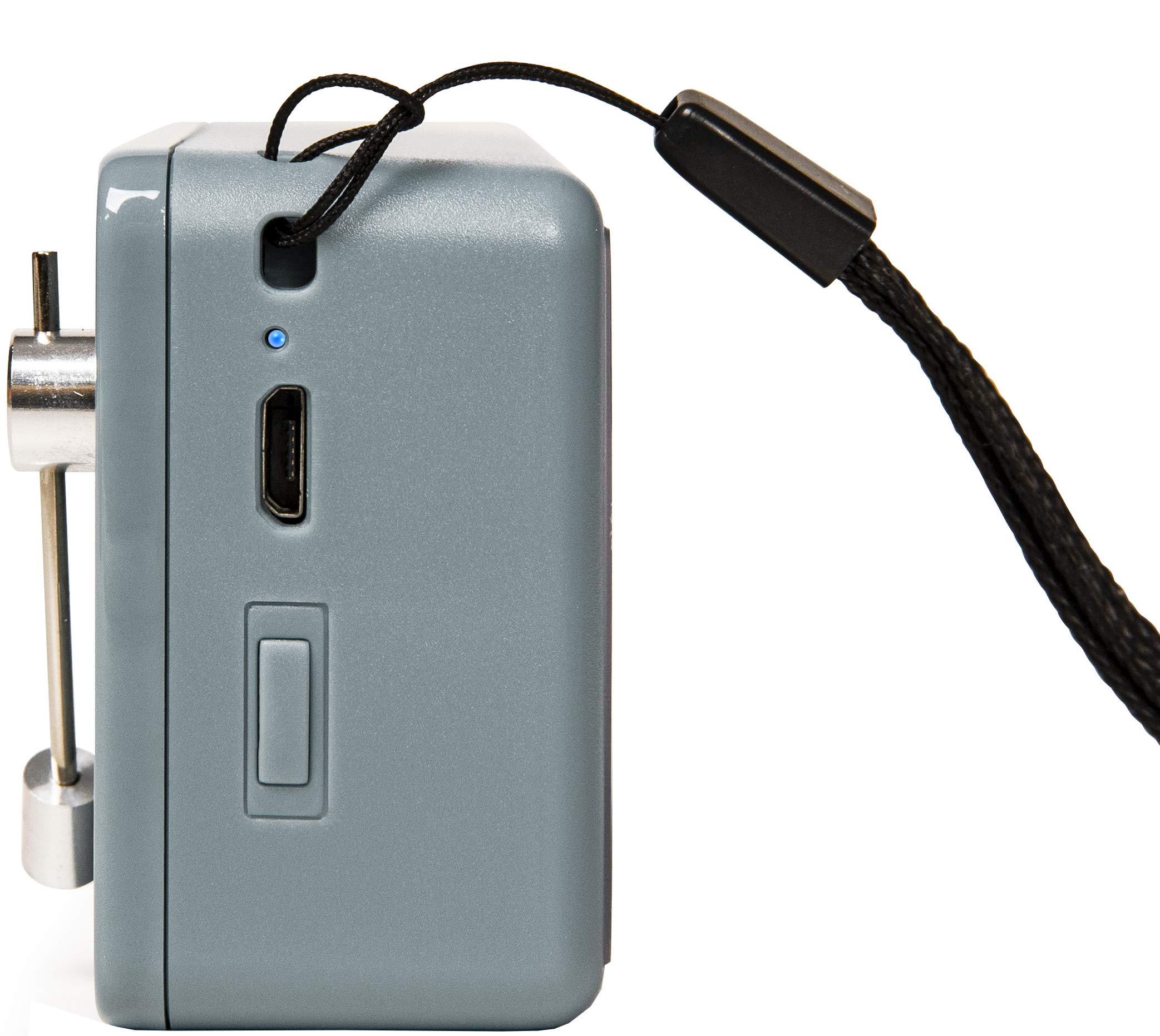 Crosley Crosley CR3029A-TN Portable Mini Turntable Bluetooth Speaker, Tourmaline