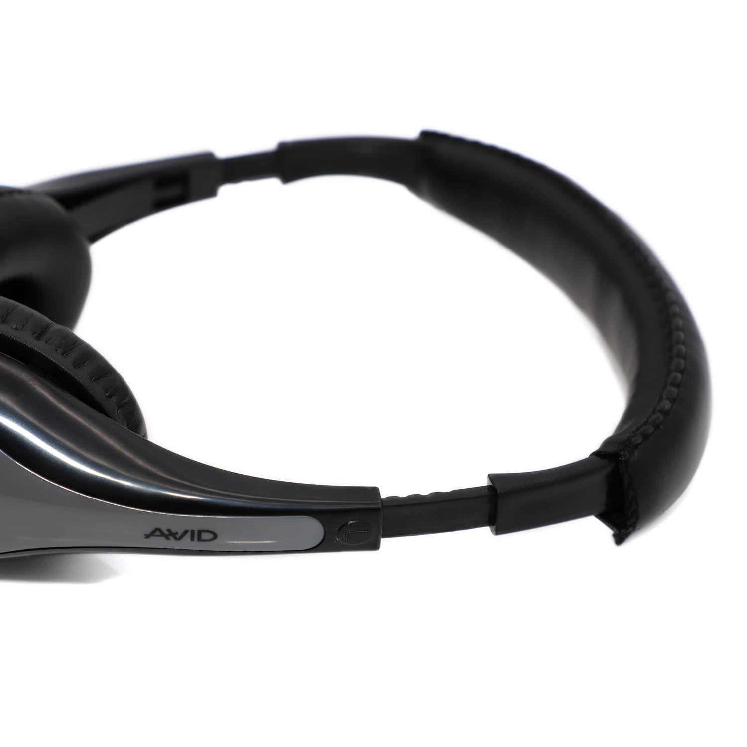 Avid Avid Products AE-39 USB Headset in Gray with Adjustable Boom Microphone for School, Classroom, Education, Testing and Assessment (25 Pack)