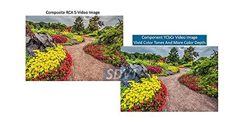 AllAboutAdapters AllAboutAdapters Composite S-Video to Component Video RGB Sync On Green Converter