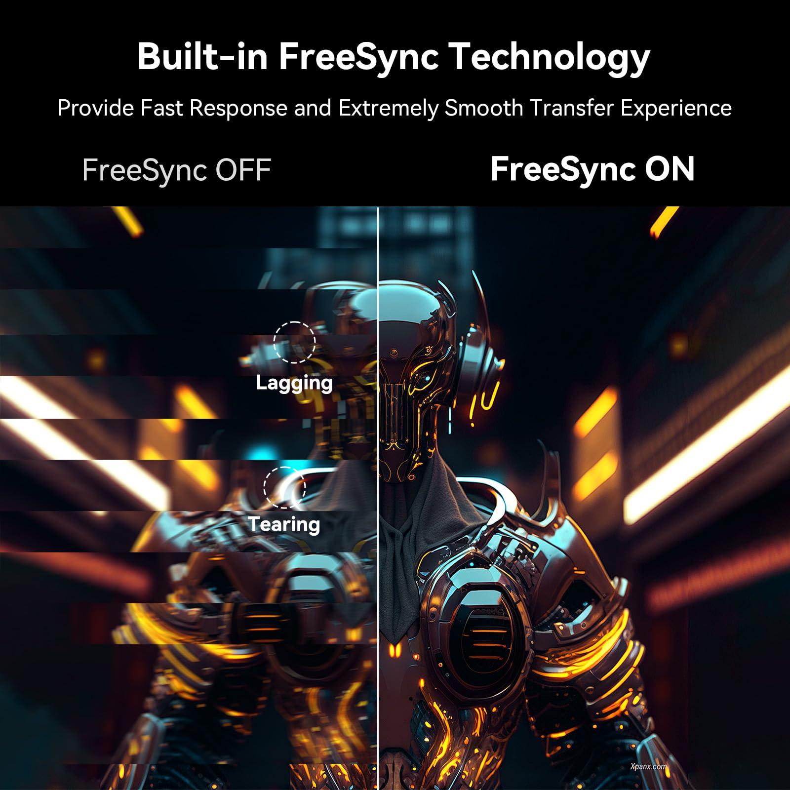 SANSUI SANSUI 32 Inch Curved 240Hz Gaming Monitor High Refresh Rate, FHD 1080P Gaming PC Monitor HDMI 2.12, DP 1.42, Curved 1500R, 1ms(OD), HDR, VESA Compatible (ES-G32C3F One DP Cable Included)