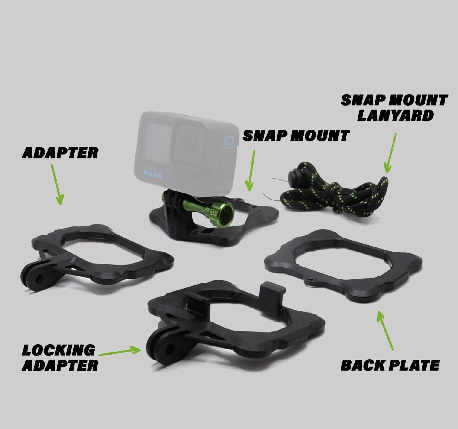 SNAP Mounts SNAP Mounts PRO Magnetic Action Camera Chest Mount for GoPro & DJI Osmo Action