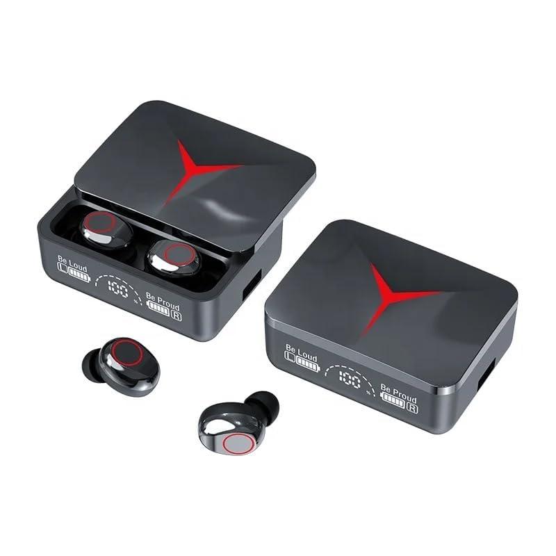VIVIDUS VIVIDUS Wireless Earbuds with Noise Canceling Mic, Bluetooth 5.3, Waterproof, Touch Control, LED Display, Gaming Headset, HD Call, Voice Assistant, HiFi Stereo Sound, 150 H, Wireless Earphone,, Black