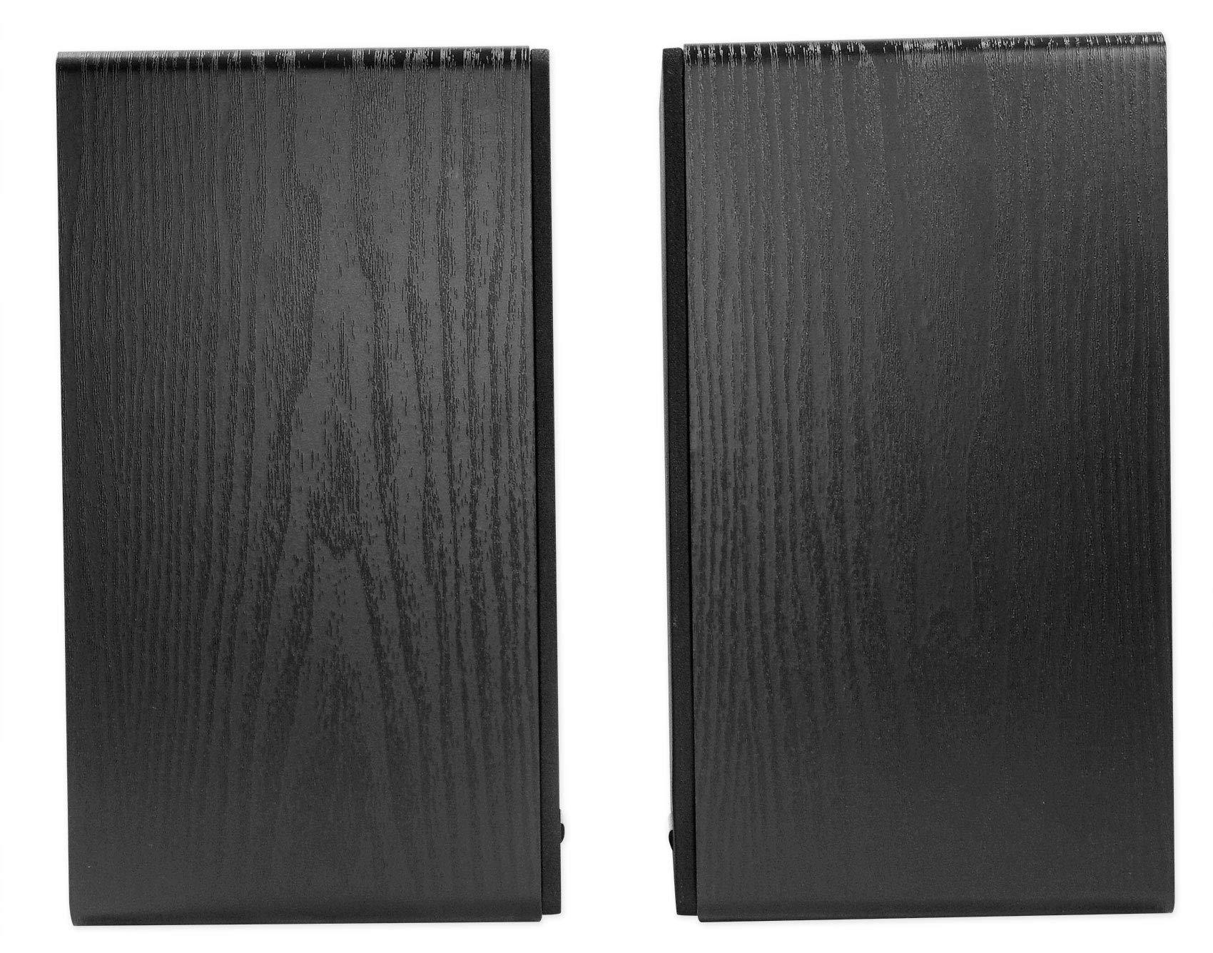 Rockville Rockville Pair RockShelf 68B 6.5" Home Bookshelf Speakers+Adjustable Stands
