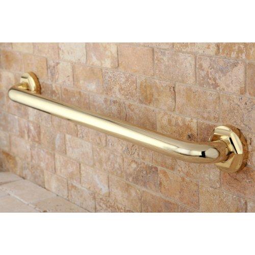 Kingston Brass Elements of Design EDR714242 Metropolitan 24" Hexagon Decor Grab Bar 1-1/4" OD, Polished Brass