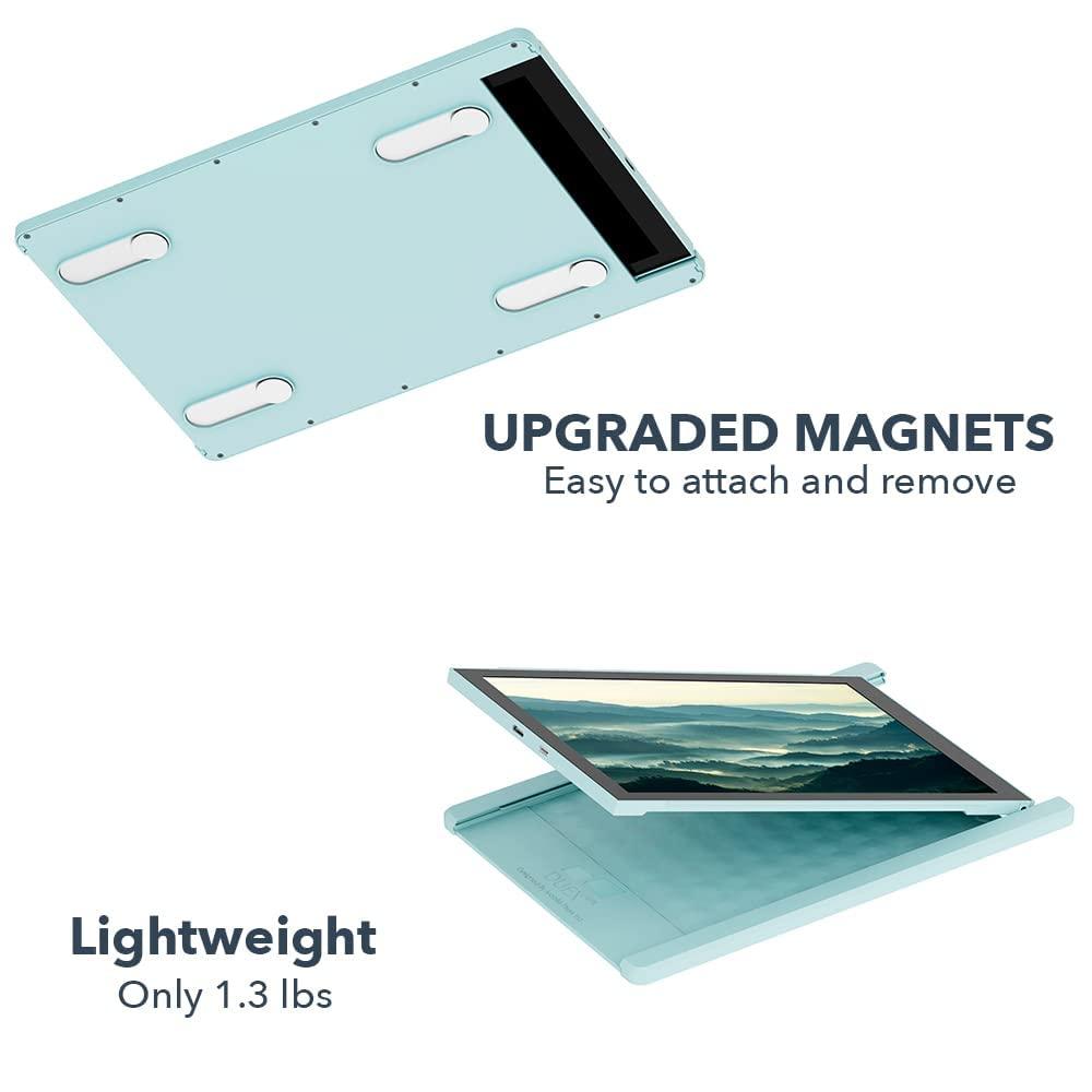 Duex Duex Lite New Mobile Pixels Portable Monitor (2025 Upgraded), 12.5" Full HD IPS Laptop Screen Extender, USB C/HDMI Powered Plug and Play,Windows/Mac/Android/Switch Compatible (Jadeite Green)