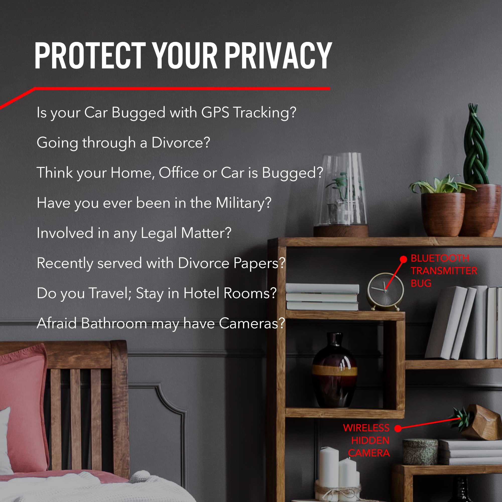 SPY ASSOCIATES SpyFinder ProMax Hidden Devices Detector Bundle - Video Surveillance Bug Sweeper Detector - Bug Detector Finds Wireless Hidden Camera Detectors, Hidden GPS Detector, Anti Spy Device - (Combo Set)