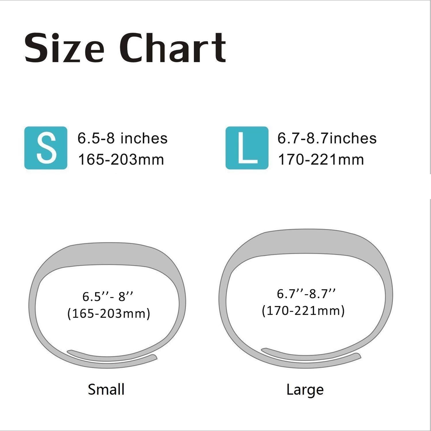 AK AK Replacement Bands Compatible with Fitbit Alta Bands/Fitbit Alta HR Bands (10 Pack), AK Replacement Bands for Fitbit Alta/Alta HR (10 pcs-c, large)