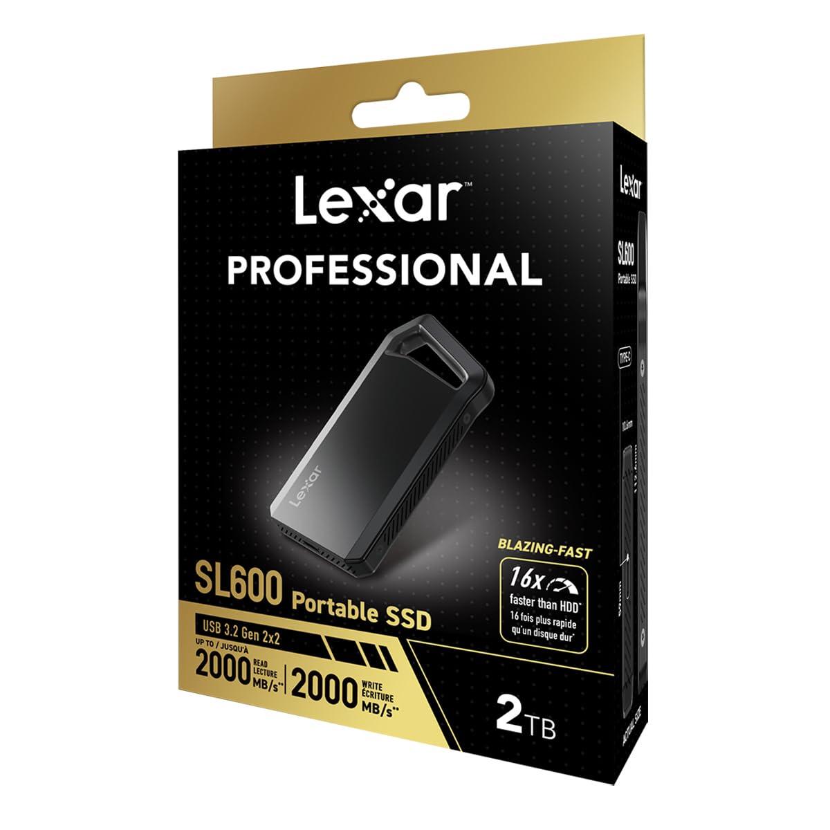 Lexar Lexar SL600 USB 3.2 Type-C Portable External SSD - 2TB