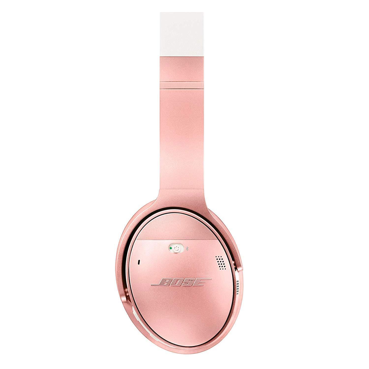 Bose Bose QuietComfort 35 II Wireless Bluetooth Headphones, Noise-Cancelling, with Alexa Voice Control - Rose Gold