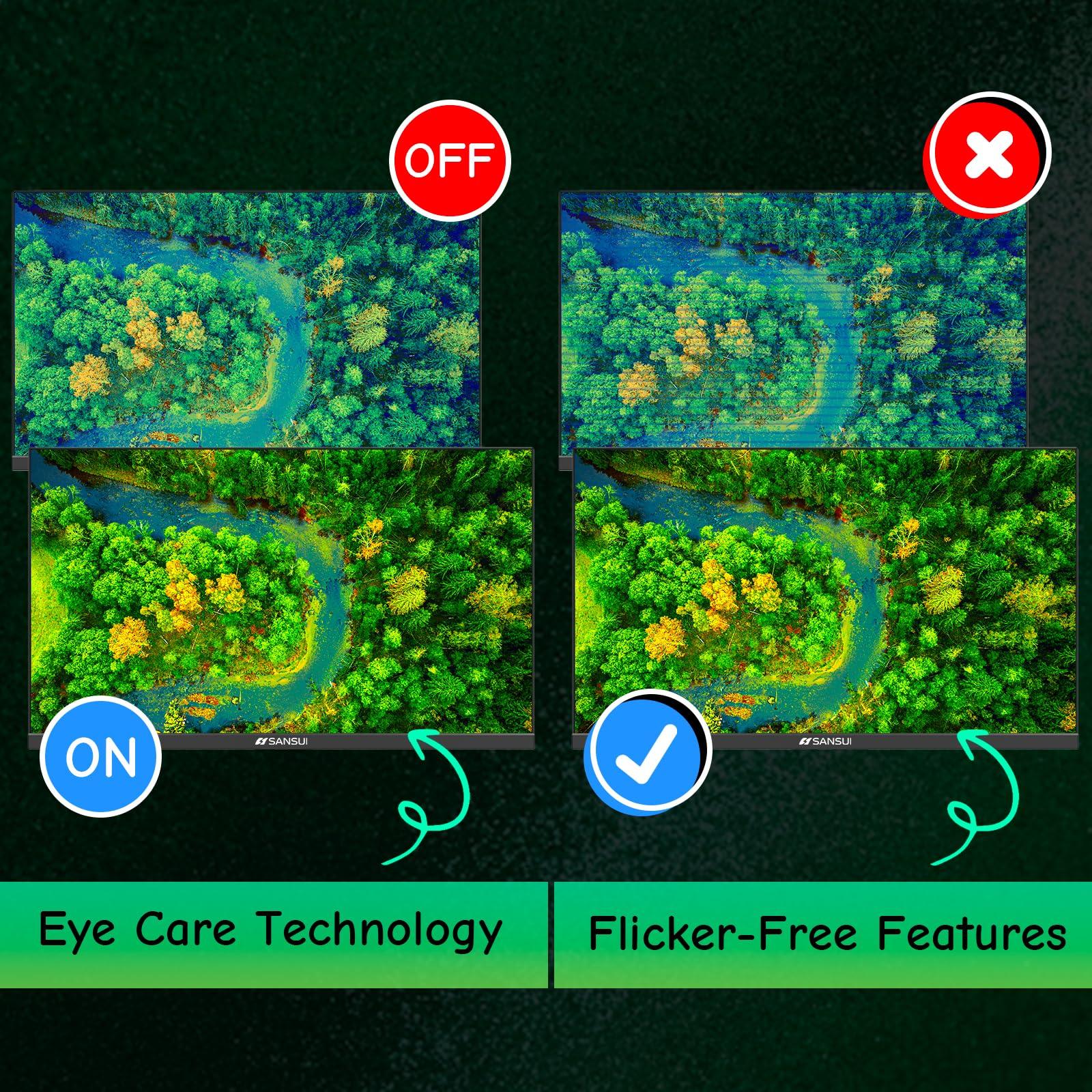 SANSUI SANSUI 32 Inch Curved 240Hz Gaming Monitor High Refresh Rate, FHD 1080P Gaming PC Monitor HDMI 2.12, DP 1.42, Curved 1500R, 1ms(OD), HDR, VESA Compatible (ES-G32C3F One DP Cable Included)