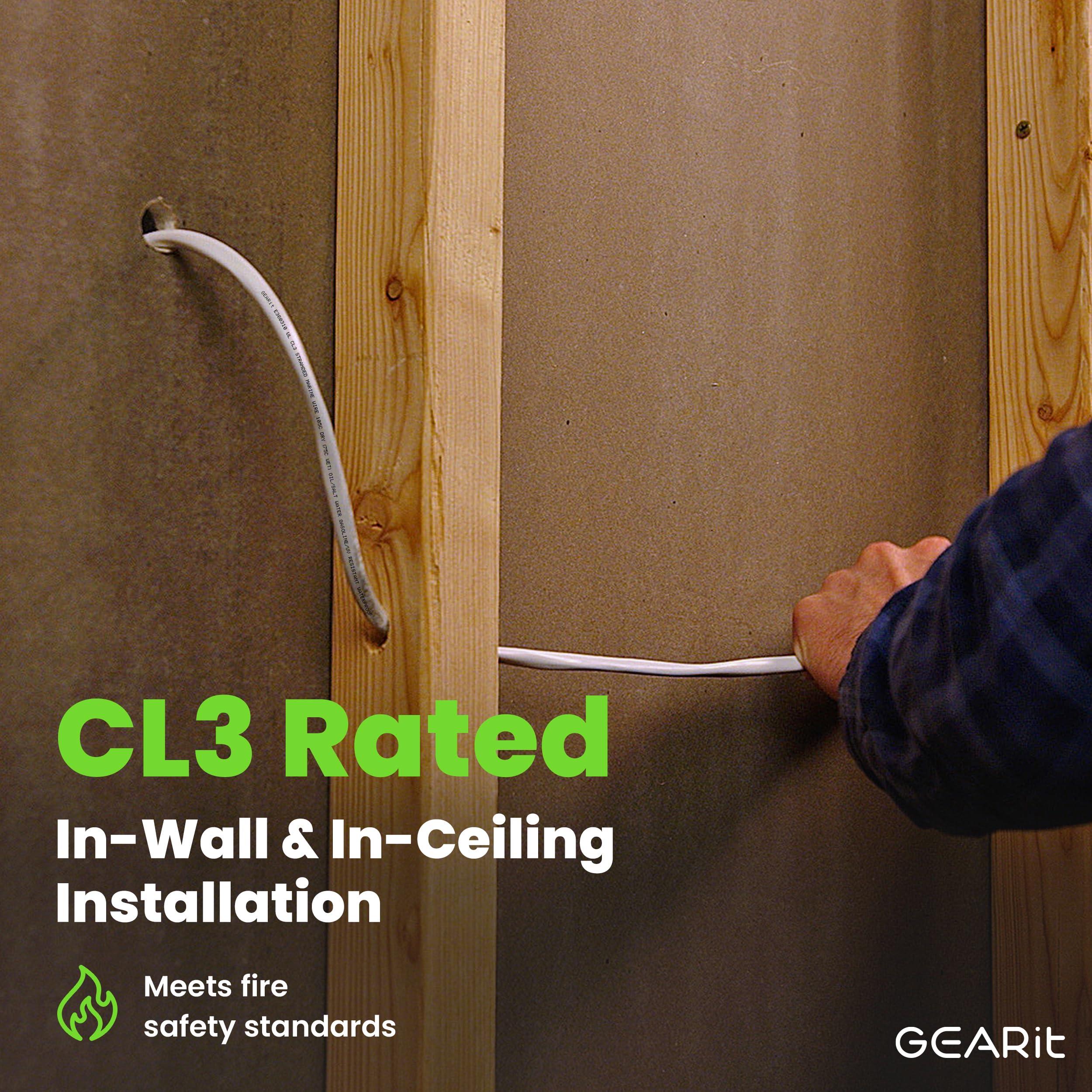 GEARit GEARit 14 Gauge Marine Wire, 14/2 AWG (20ft) Marine Grade Tinned Copper Oxygen Free, Duplex 2-Conductor Insulated Red & Black Electrical Cable for Boat, Automotive, RV, Camper, Trailer