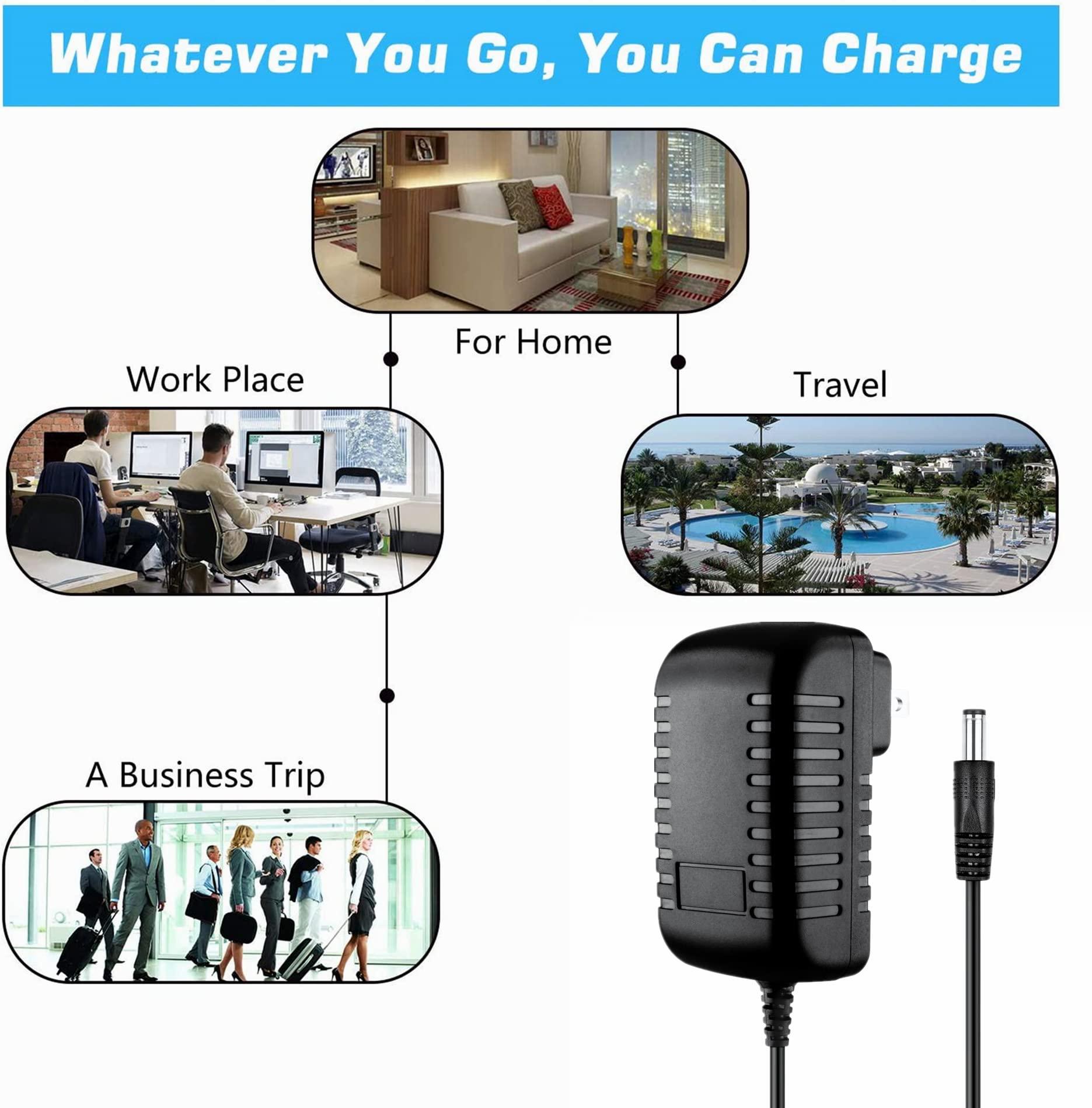 Dysead Dysead AC/DC Adapter for for NETGEAR WNR3500L WNR3500L-100NAS Router Power Supply Cord Cable PS Wall Home Charger Input: 100-240 VAC 50/60Hz Worldwide Voltage Use Mains PSU
