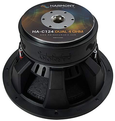 Harmony Audio Harmony Audio HA-C124 Competition Dual 12" Sub 2200W Slot Vented Sub Box