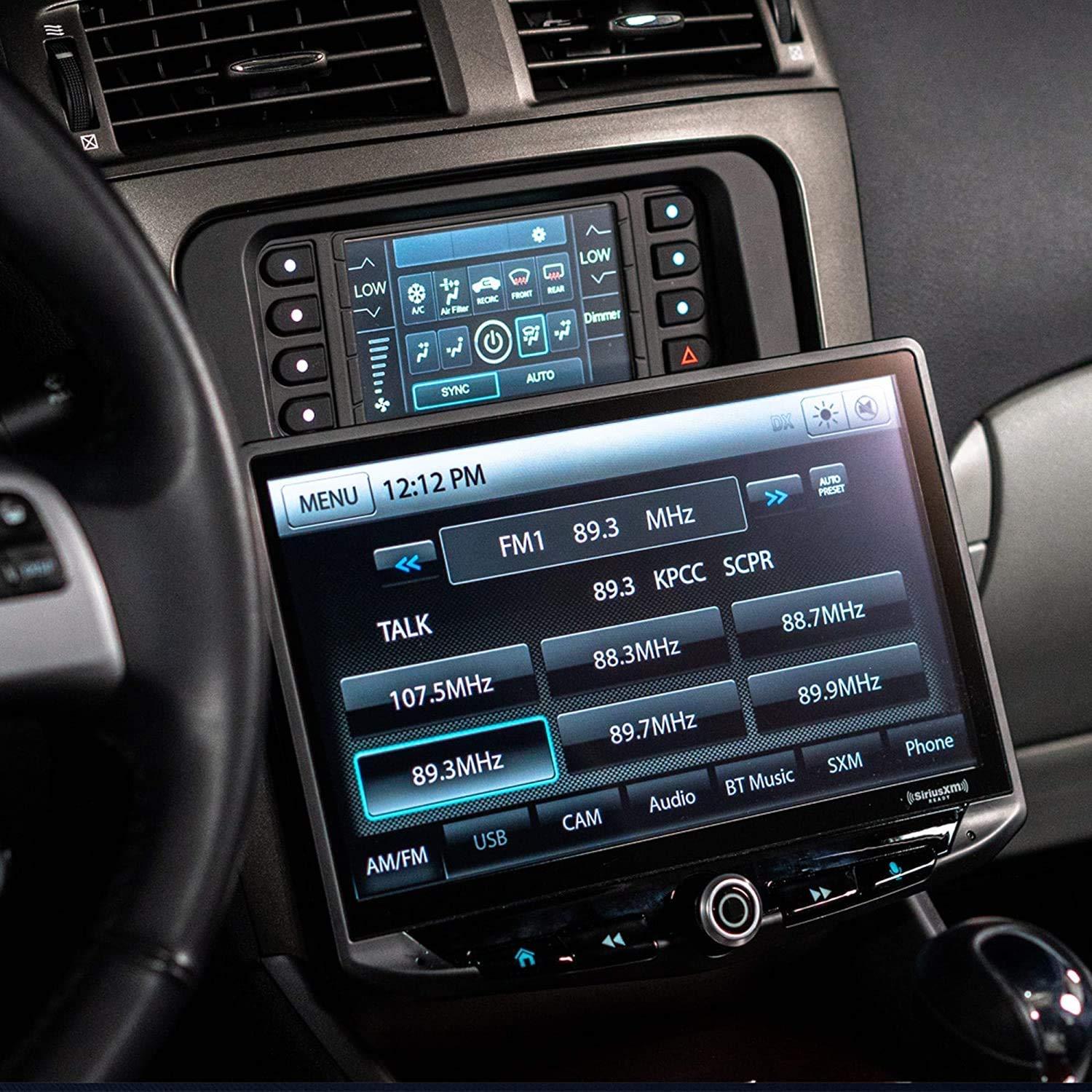 STINGER Stinger HEIGH10 10" Multimedia Navigation Car Stereo Safe Driver's Bundle w/ Backup Camera. Capacitive HD Display, Apple CarPlay , Android Auto, SiriusXM Ready, Bluetooth, HDMI, Single/Double DIN