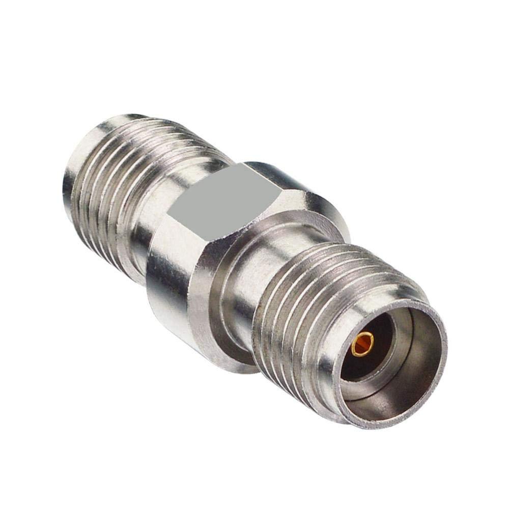 onelinkmore onelinkmore 2.92mm Precision Microwave Connector SMA Female Stainless Steel SMA Type Connector DC-40GHz 50Ohm Millimeter Connector Suit for 5G Wireless Communication