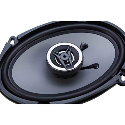 Crunch Crunch CS-5768CX, 250 Watts Full Range 2 Way 4 Ohms Coaxial Car Audio 5x7 by 6x8 Speaker Pair, Black, 2 Pack